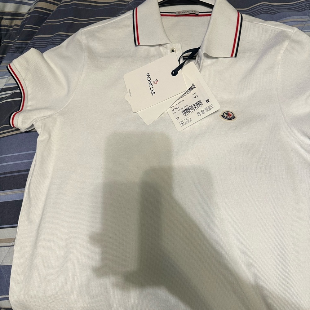 New moncler shirt authentic size small